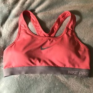 Nike Pro padded sports bra size medium